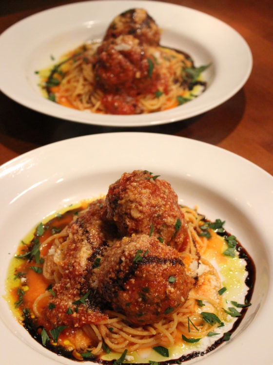 Dinner - spaghetti and meatballs