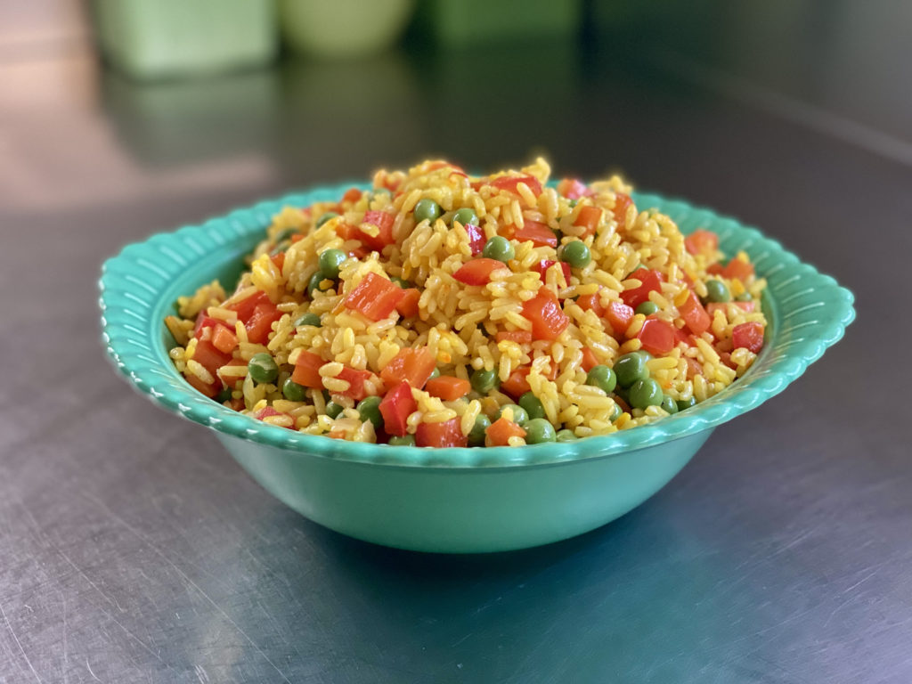 Composed Rice with Saffron and Mixed Vegetables Daryl Duarte